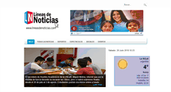 Desktop Screenshot of lineasdenoticias.com